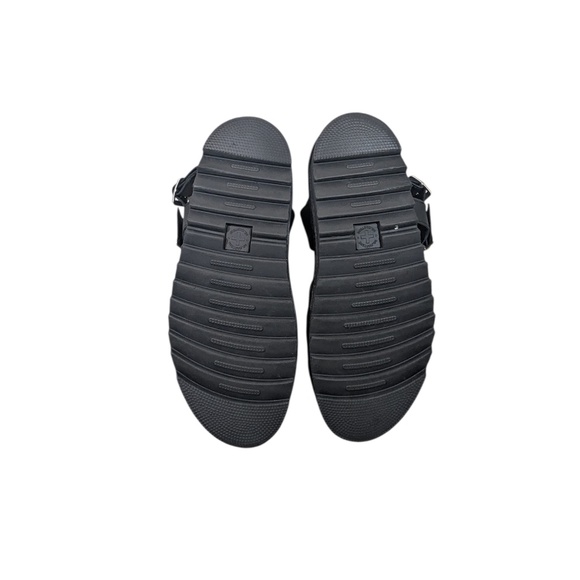 Dr. Martens Black Avry Hydro Leather Strap Sandals Size 10 - Picture 5 of 5